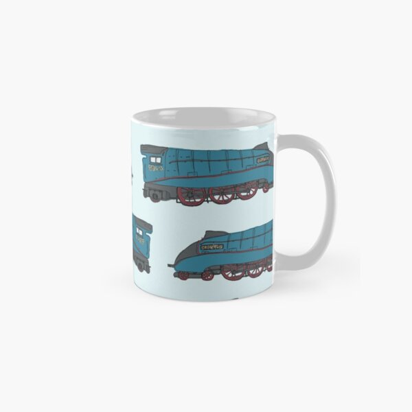 Mallard Train Pattern Classic Mug