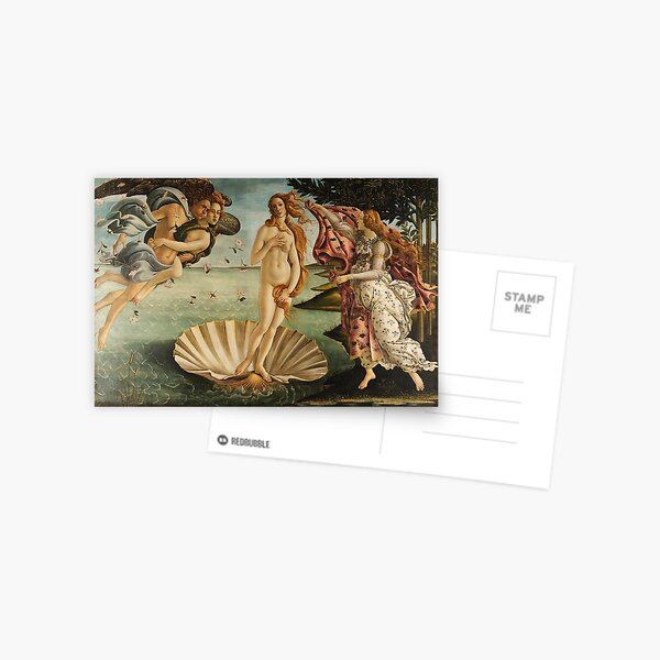 The Birth Of Venus Gifts - Sandro Botticelli Classical Masterpiece Painting Gift Ideas for Art Lovers of Classic Artwork Postcard