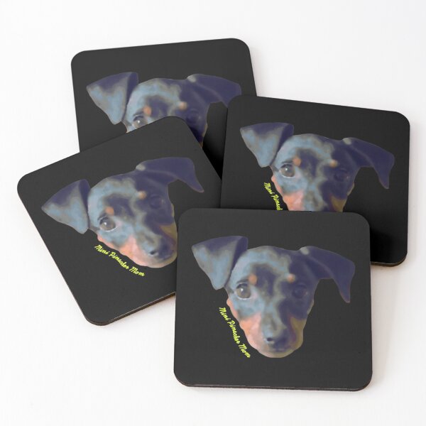 Item preview, Abstract Miniature Pinscher Mom Yellow designed and sold by JWDesigns777.