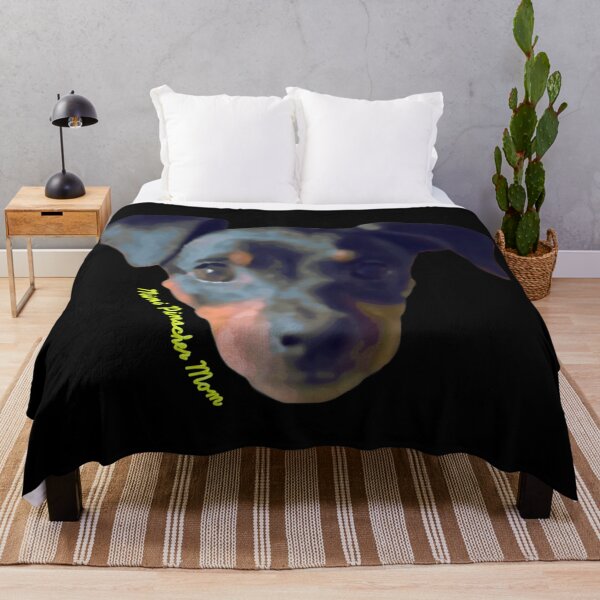 Item preview, Abstract Miniature Pinscher Mom Yellow designed and sold by JWDesigns777.