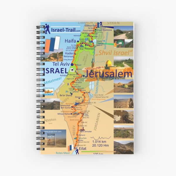 Artikel-Vorschau von Israel National Trail Map, Shvil Israel Map, designt und verkauft von Ch-Seebauer.