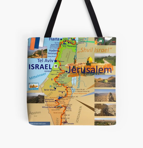 Artikel-Vorschau von Israel National Trail Map, Shvil Israel Map, designt und verkauft von Ch-Seebauer.
