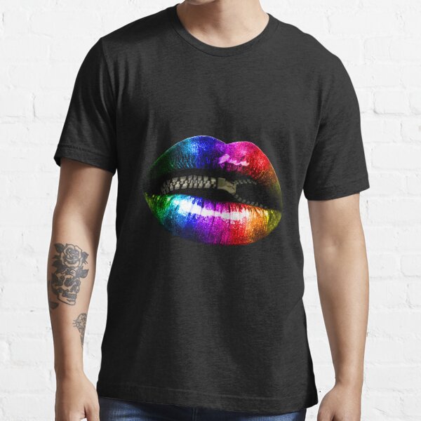 "Zips and Lips" - Clothing Essential T-Shirt