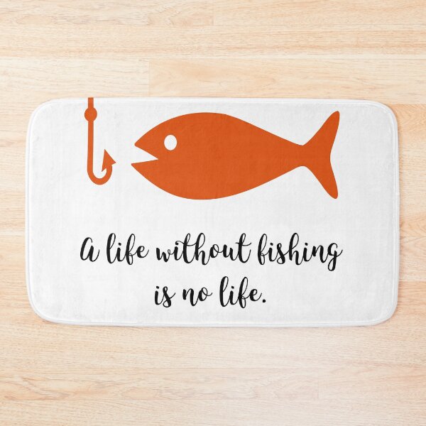 Item preview, Life without fishing designed and sold by Vectorqueen.