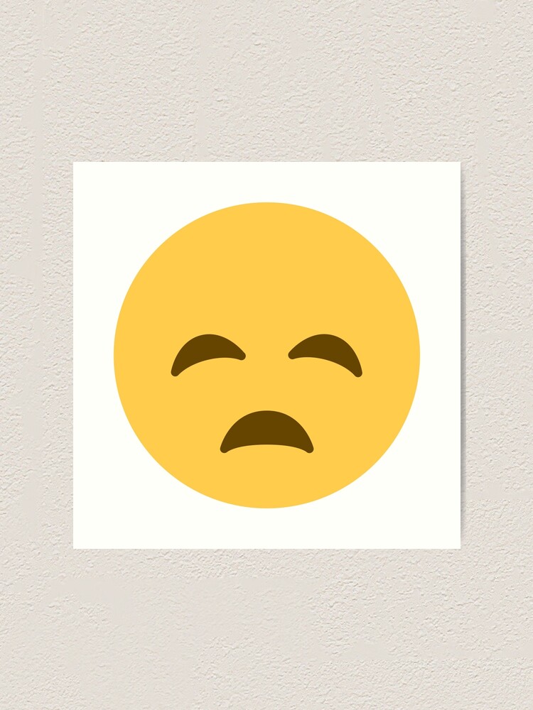 emoji cara decepcionada L mina art stica