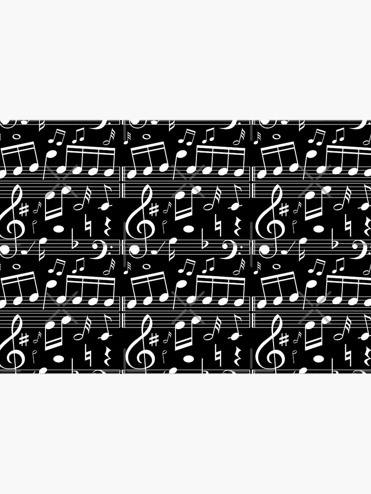 Musical Notes, Music Player Composer Pianist Gift by MDAM