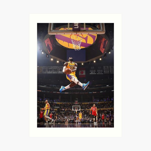 LEBRON JAMES INSANE! Art Print