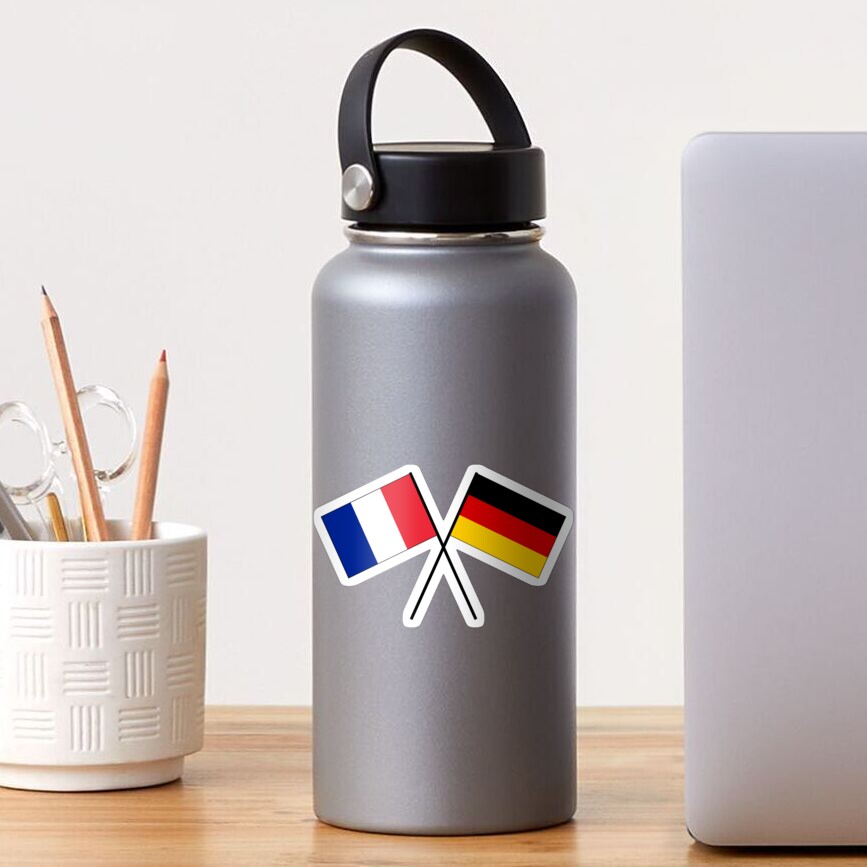"deutschfranzösische Freundschaft EU Europa Flagge" Sticker von