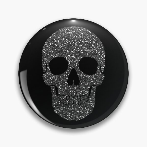 Aperçu de l'œuvre Skull glitter silver créée et vendue par TheFamousShop.