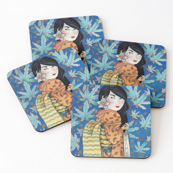 Item preview, Autumn Geisha designed and sold by adeillustrator.