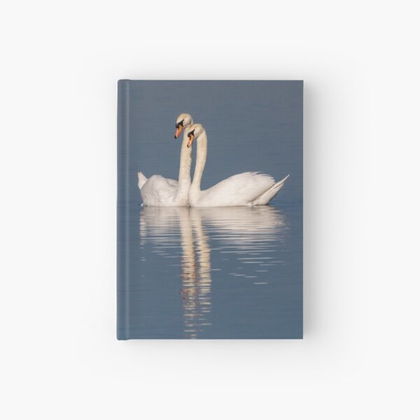 Swan pair Hardcover Journal