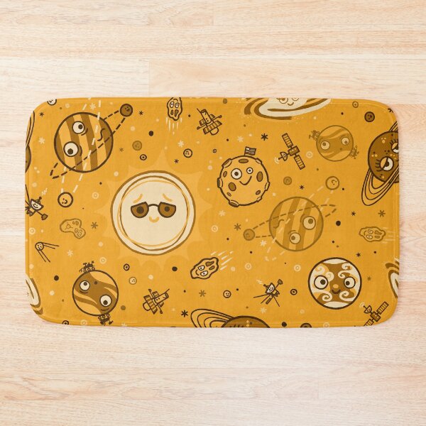 Item preview, Cartoon Space Pattern - Yellow designed and sold by chayground.