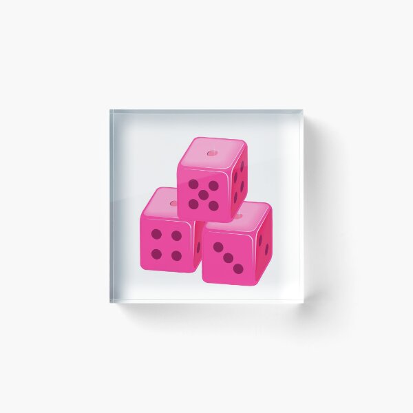 Item preview, Pink Bunco Dices VRS2 designed and sold by vivendulies.