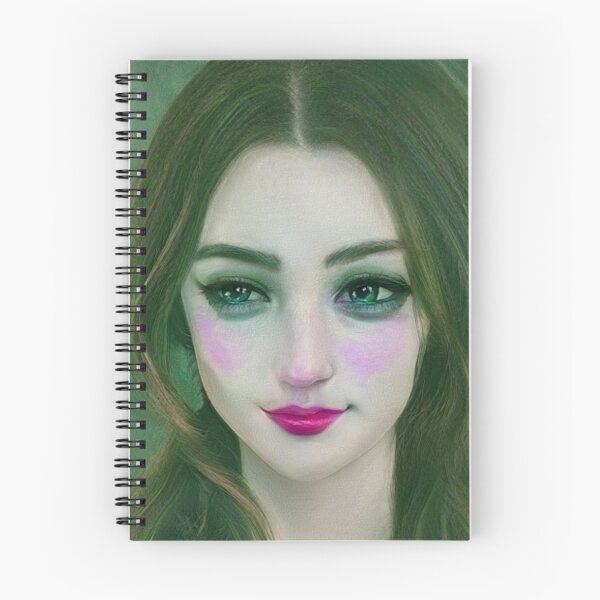 Item preview, Hilla Brunette Hippie Portrait designed and sold by marjard.