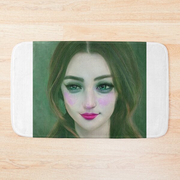 Item preview, Hilla Brunette Hippie Portrait designed and sold by marjard.