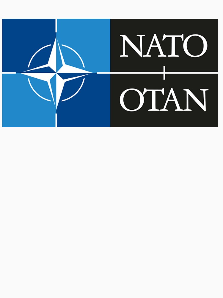 NATO. Logo of the North Atlantic Treaty Organisation, North Atlantic Alliance. by TOMSREDBUBBLE