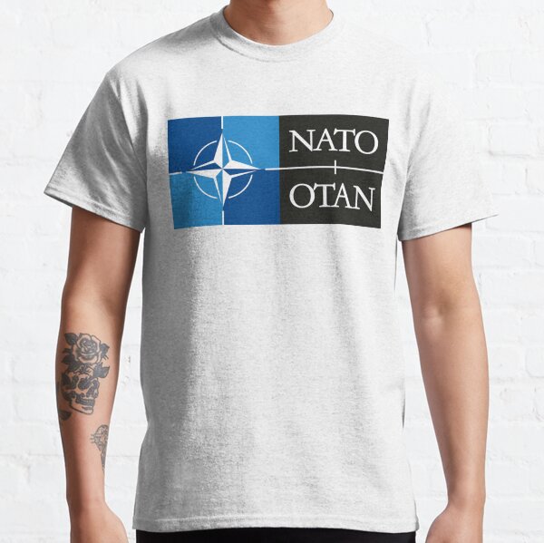 NATO. Logo of the North Atlantic Treaty Organisation, North Atlantic Alliance. Classic T-Shirt