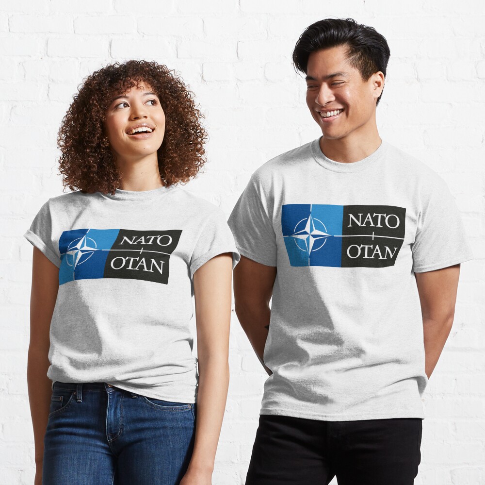 NATO. Logo of the North Atlantic Treaty Organisation, North Atlantic Alliance. Classic T-Shirt