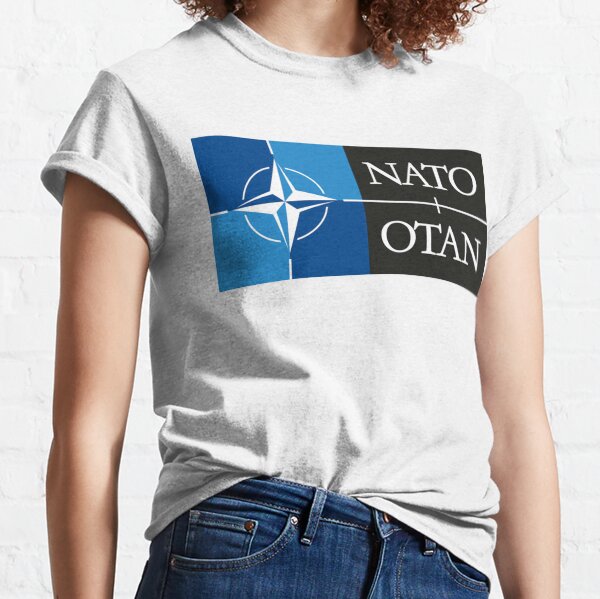 NATO. Logo of the North Atlantic Treaty Organisation, North Atlantic Alliance. Classic T-Shirt