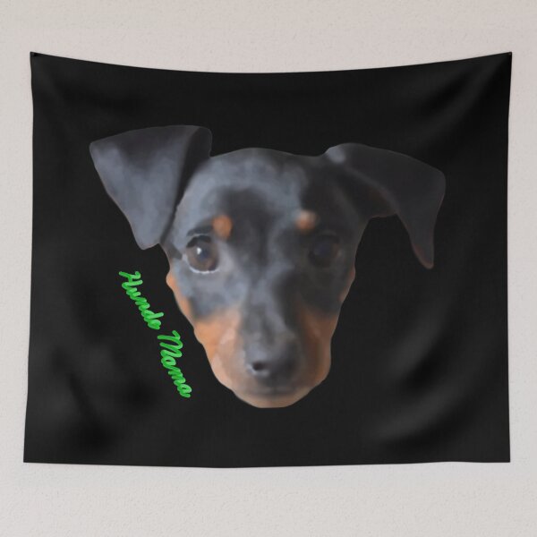 Item preview, Watercolor Miniature Pinscher Hunde Mama Green designed and sold by JWDesigns777.