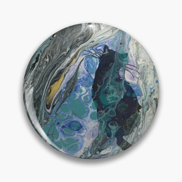 Item preview, Cat in the Flow Abstract Art designed and sold by 13Moons.