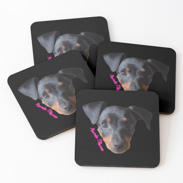 Item preview, Watercolor Miniature Pinscher Hunde Mama Pink designed and sold by JWDesigns777.