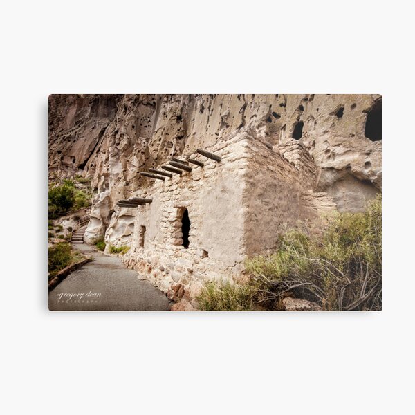 They Were Once Many - Pueblo Cliff Dwellings Metal Print