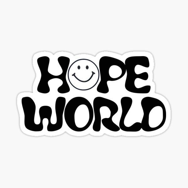 Logotipo de Hope World Pegatina