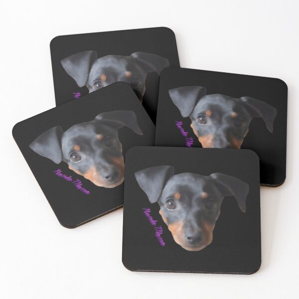 Item preview, Watercolor Miniature Pinscher Hunde Mama Purple designed and sold by JWDesigns777.