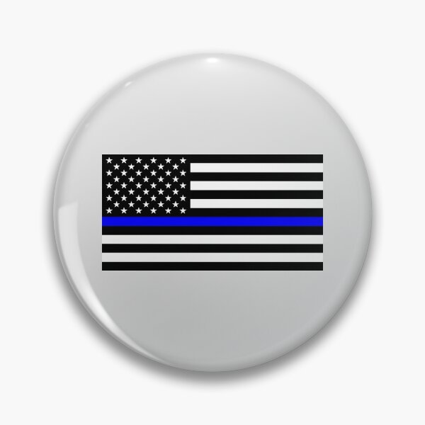 Item preview, Thin Blue Line (Flag, USA) designed and sold by fandemonium.