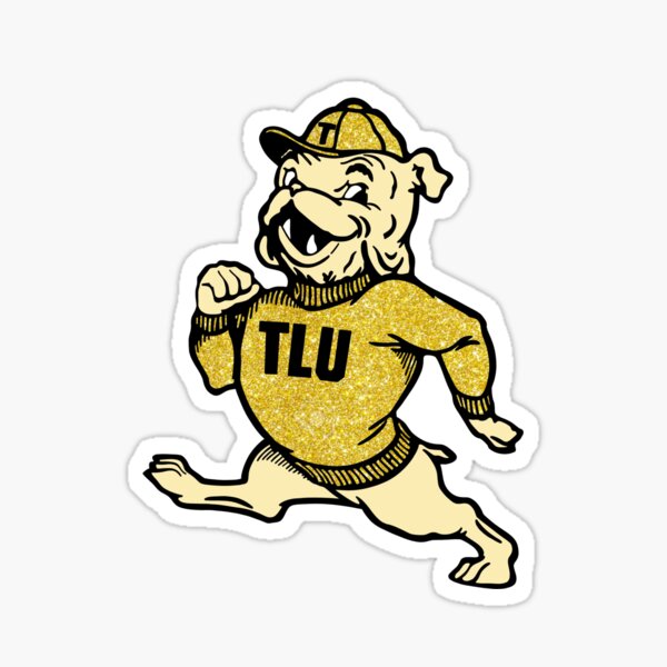 Item preview, Texas Lutheran University Bulldog (retro/glitter) designed and sold by jaquemv.
