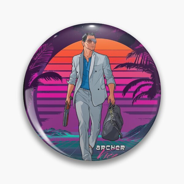 Item preview, Archer in 80's vibes designed and sold by misguidedtaffy.