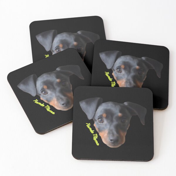 Item preview, Watercolor Miniature Pinscher Hunde Mama Yellow designed and sold by JWDesigns777.