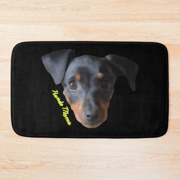 Item preview, Watercolor Miniature Pinscher Hunde Mama Yellow designed and sold by JWDesigns777.