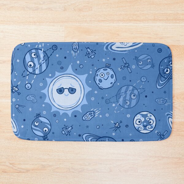 Item preview, Cartoon Space Pattern - Blue designed and sold by chayground.