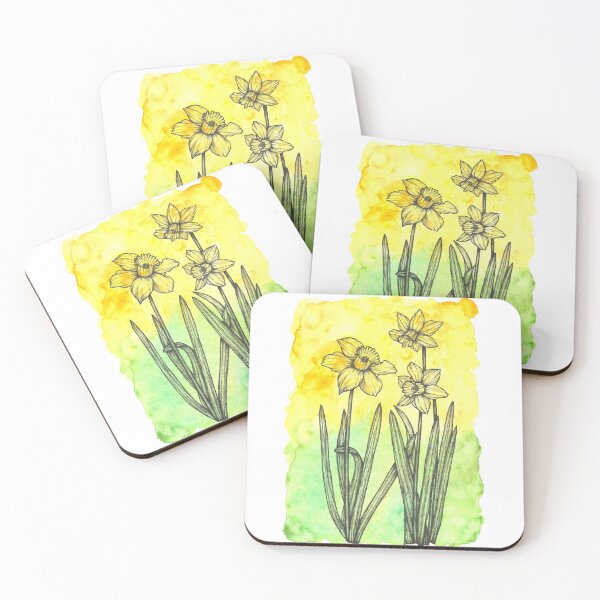 Item preview, Three Daffodils designed and sold by SerenSketches.