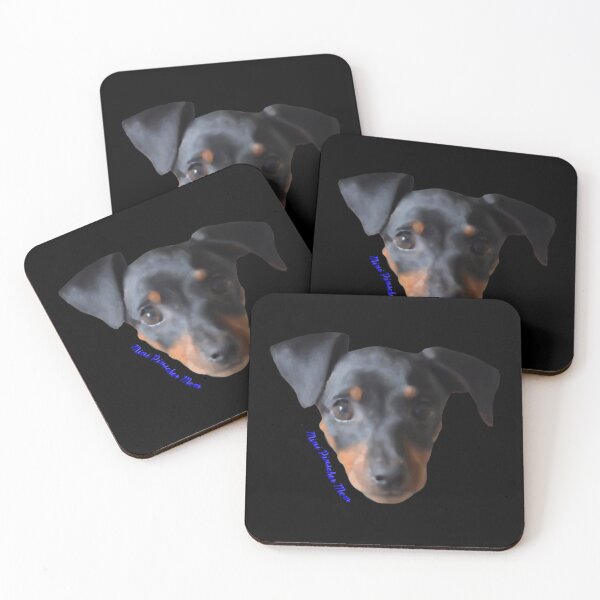 Item preview, Watercolor Miniature Pinscher Mom Blue designed and sold by JWDesigns777.