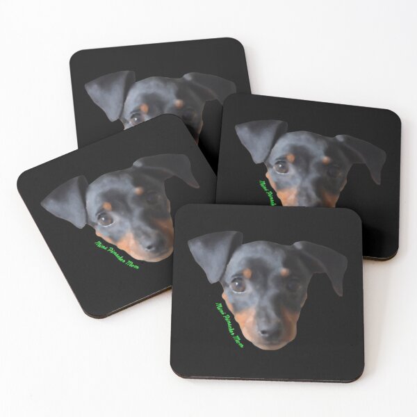Item preview, Watercolor Miniature Pinscher Mom Green designed and sold by JWDesigns777.