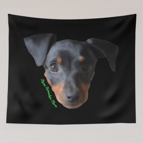 Item preview, Watercolor Miniature Pinscher Mom Green designed and sold by JWDesigns777.