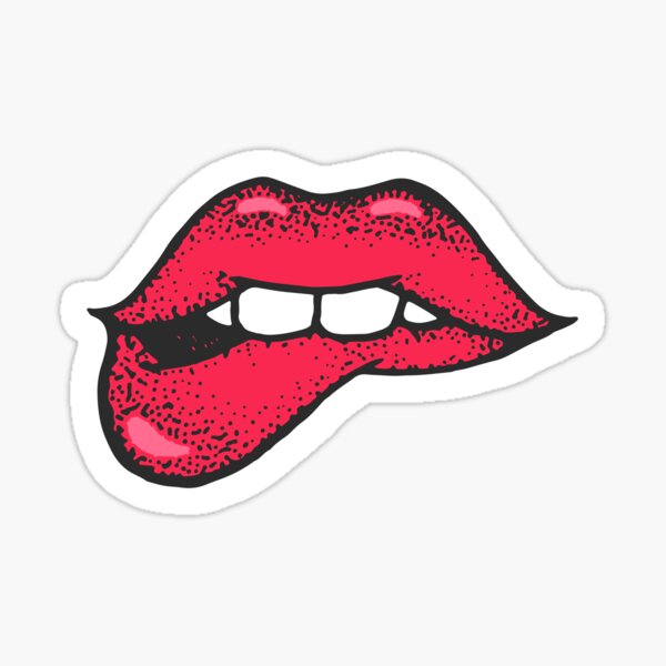 Lippen Stickers | Redbubble