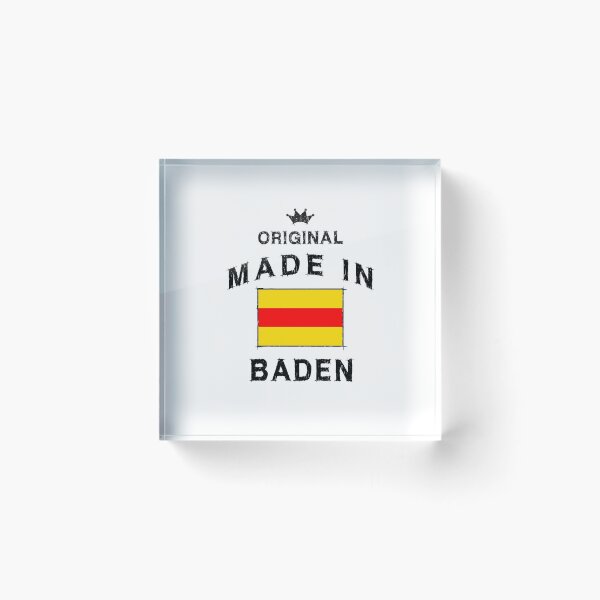 Item preview, Made in Baden Baden Baden birth gift designed and sold by GeogDesigns.
