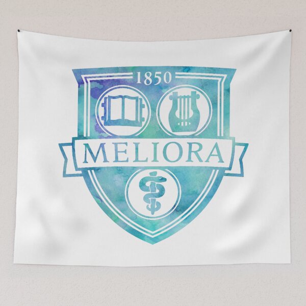 Item preview, University of Rochester Meliora Logo in (WHITE) designed and sold by Syanis Yarí Vargas González.