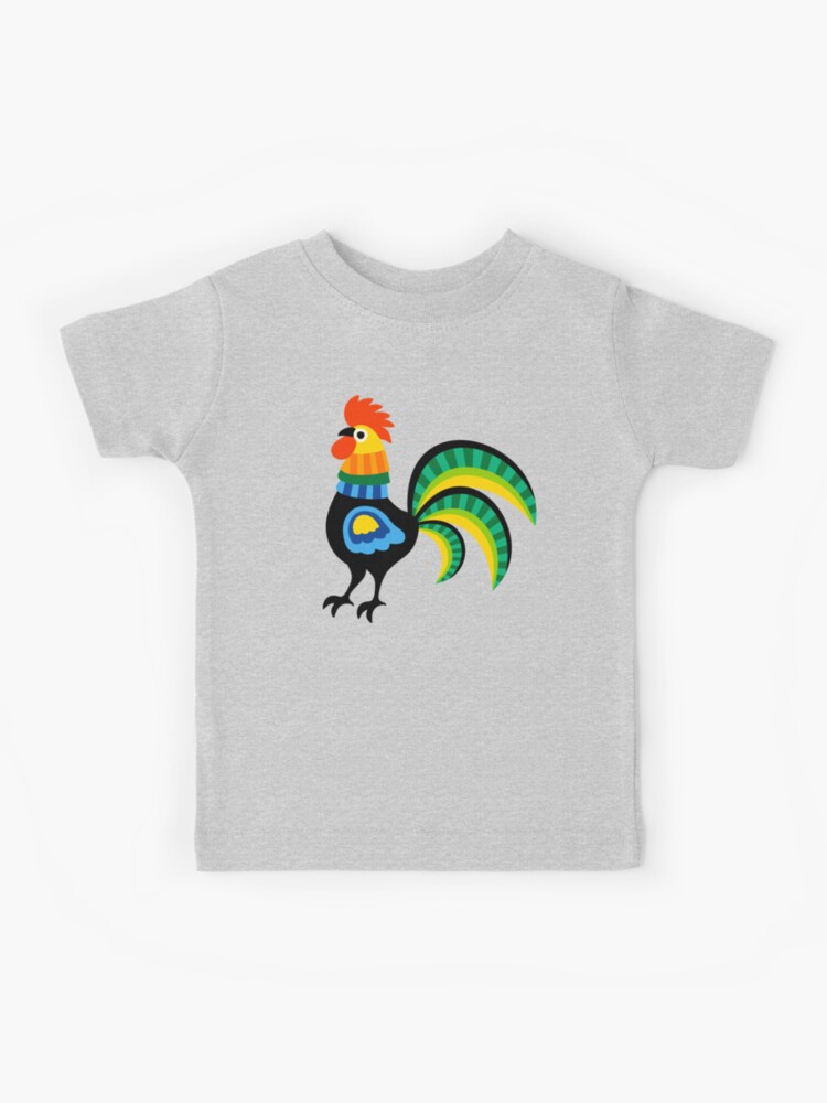 Grey Rooster Shirt Short Sleeve