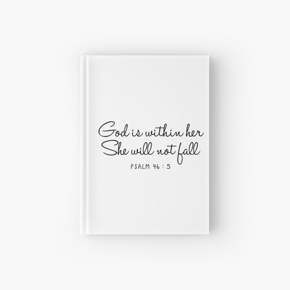 Psalm 46:5 Hardcover Journal