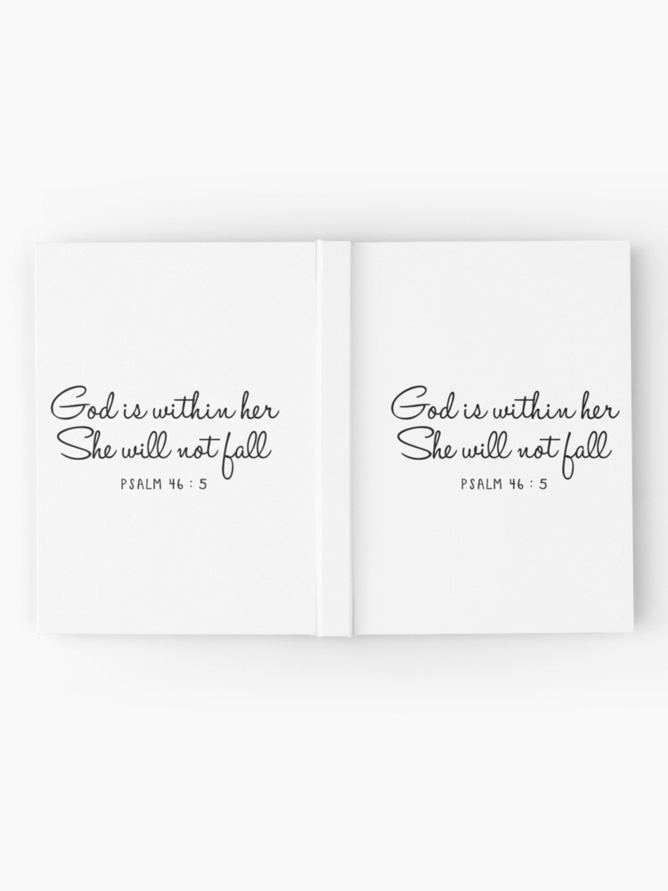Alternate view of Psalm 46:5 Hardcover Journal