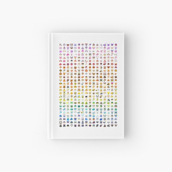 Animal Crossing Villager Rainbow Hardcover Journal