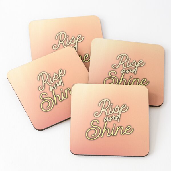 Item preview, Rise and Shine motivational quote designed and sold by Delicarte.