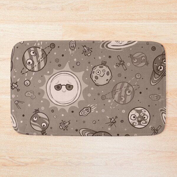 Item preview, Cartoon Space Pattern - Sepia designed and sold by chayground.