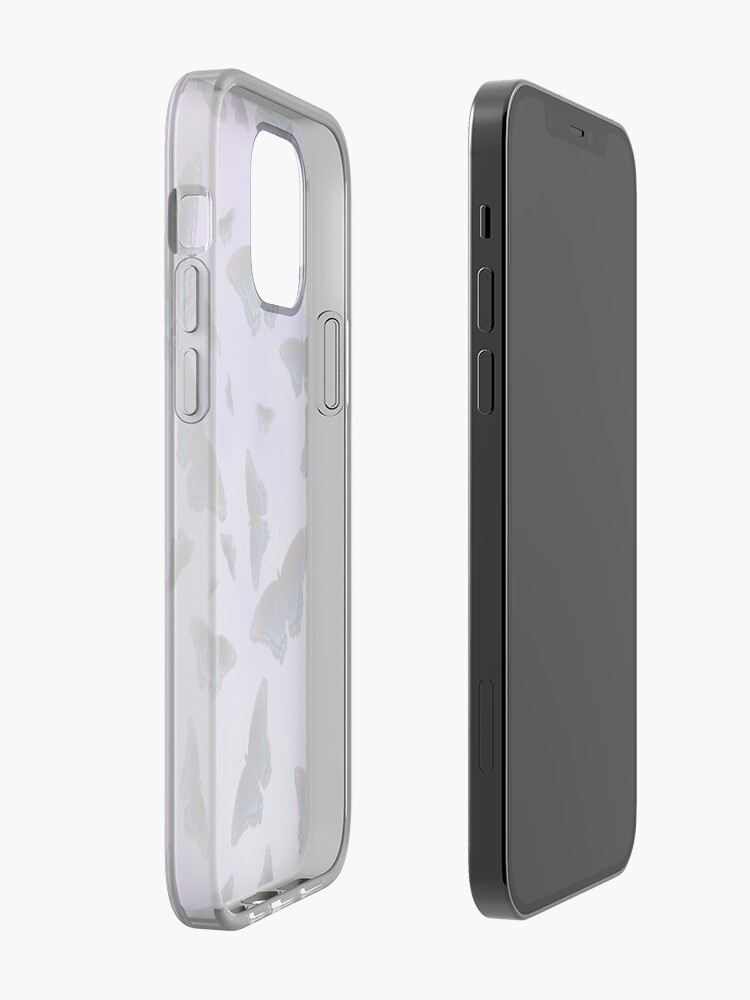 Alternate view of Blue Wing Butterflies Evening Purple Haze iPhone Case & Cover