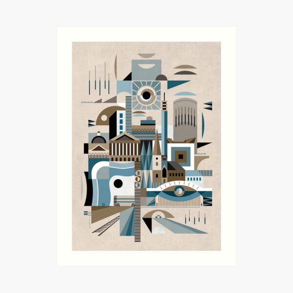 Modernist Brum I Art Print